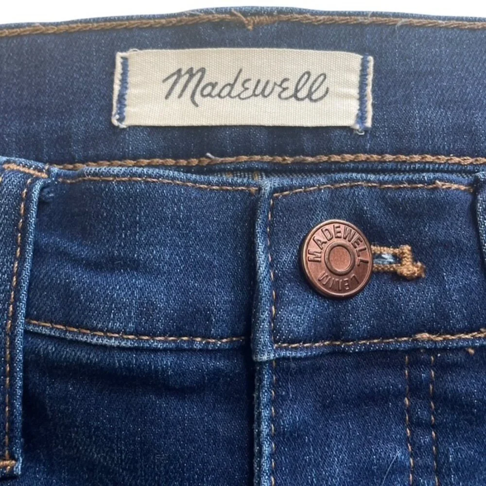 MADEWELL Roadtripper Skinny Jeans in Jansen Wash - Size 26 - Picture 8 of 11